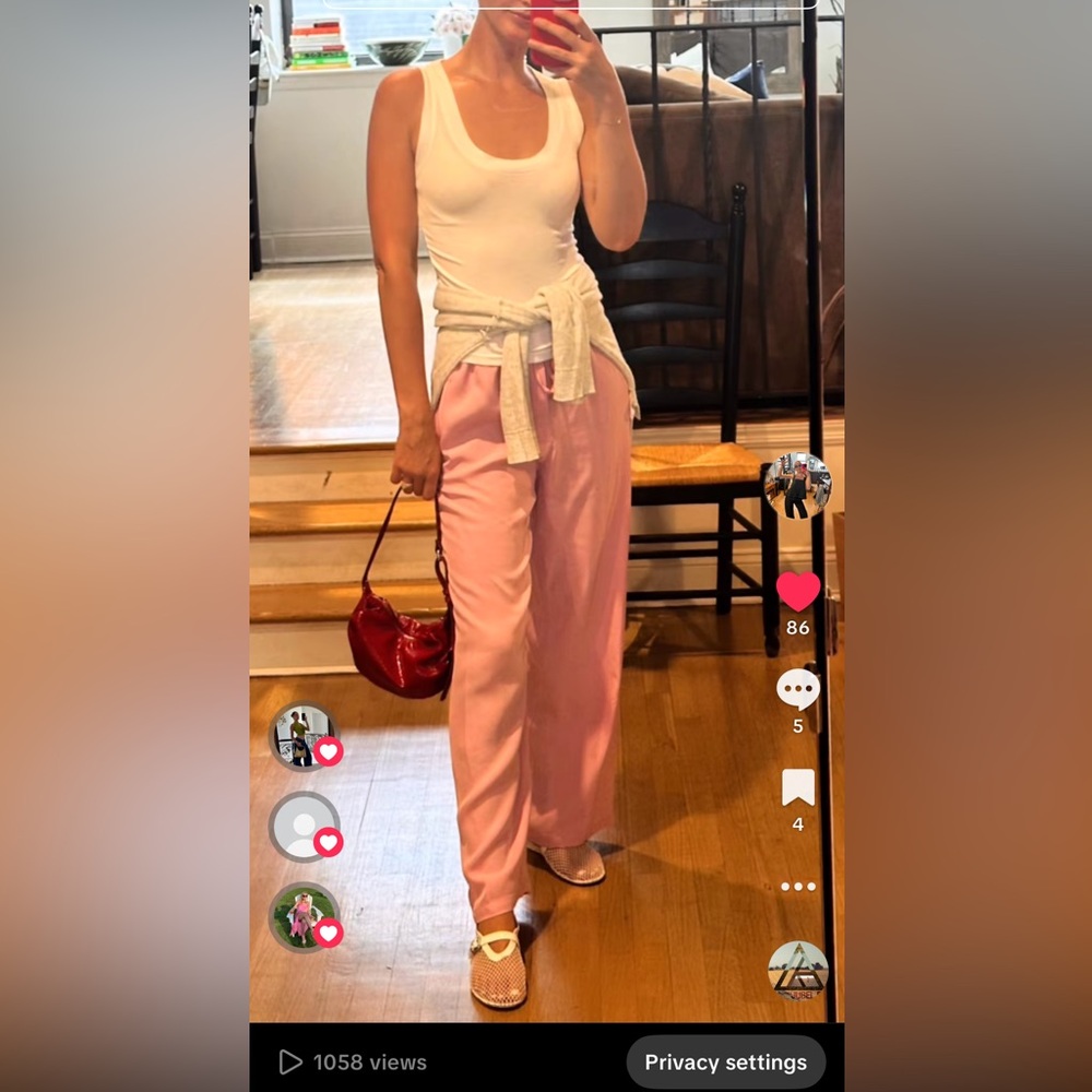 Zara pink pants